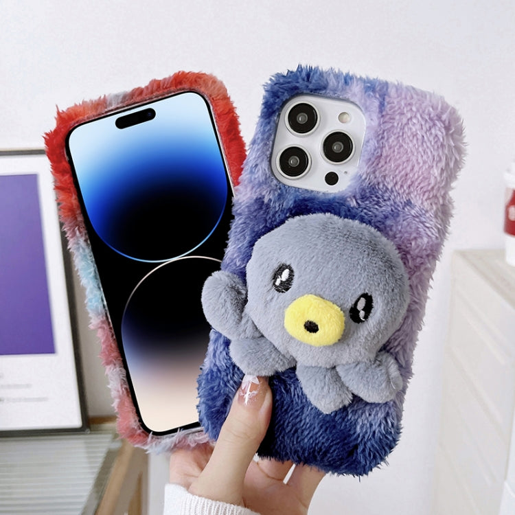 For iPhone 12 Pro Octopus Plush TPU Phone Case(Red) Eurekaonline