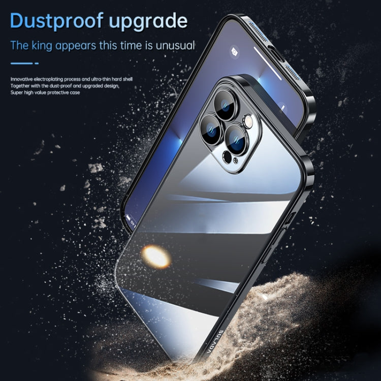 For iPhone 12 Pro SULADA JINGJIA Series Lens Protector PC Phone Case(Black) Eurekaonline