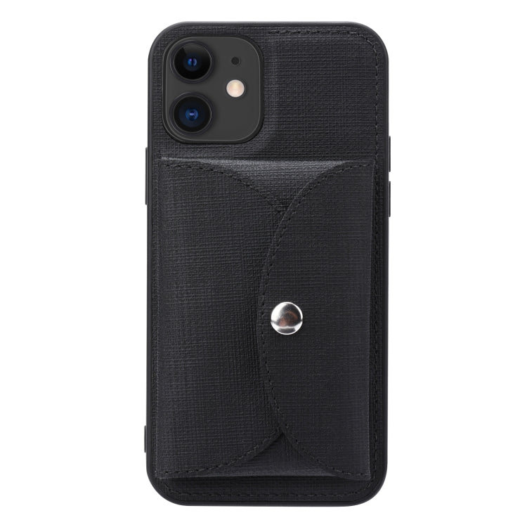 For iPhone 12 Pro ViLi T Series TPU + PU Woven Fabric Magnetic Protective Case with Wallet(Black) Eurekaonline