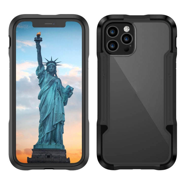 For iPhone 12 Pro iPAKY Thunder Series Aluminum alloy Shockproof Protective Case(Black) Eurekaonline