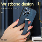 For iPhone 12 SULADA Cool Series PC + Leather Texture Skin Feel Shockproof Phone Case (Blue) Eurekaonline