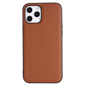 For iPhone 12 mini GEBEI Full-coverage Shockproof Leather Protective Case (Brown) Eurekaonline