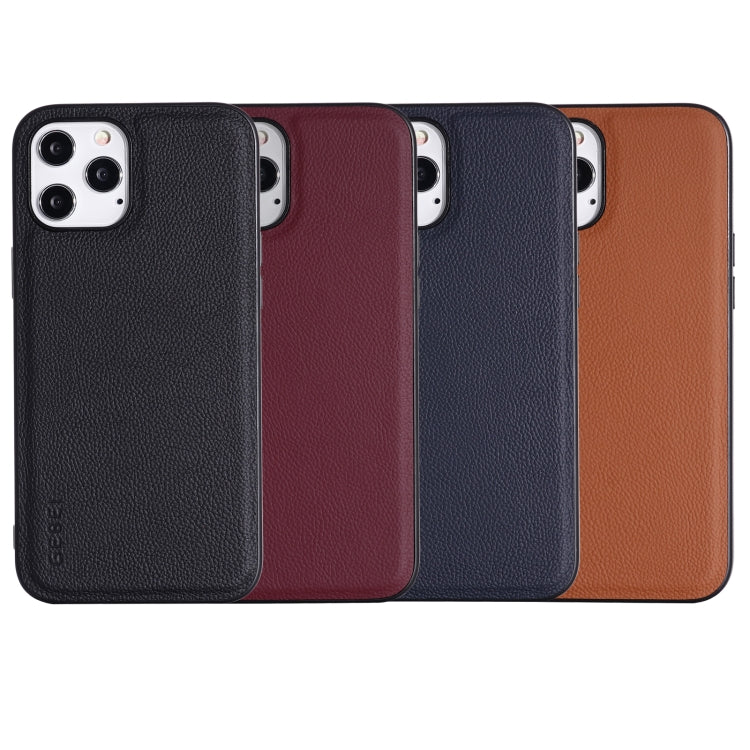 For iPhone 12 mini GEBEI Full-coverage Shockproof Leather Protective Case (Red) Eurekaonline