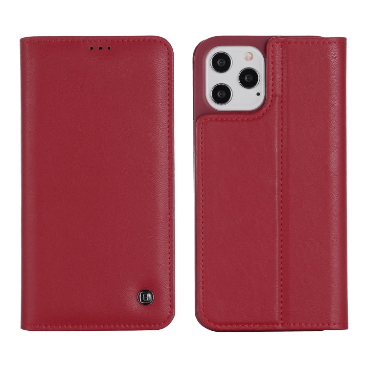 For iPhone 12 mini GEBEI PU+TPU Horizontal Flip Protective Case with Holder & Card Slots (Red) Eurekaonline