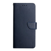For iPhone 12 mini Genuine Leather Fingerprint-proof Horizontal Flip Phone Case (Blue) Eurekaonline
