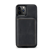 For iPhone 12 mini JEEHOOD Magnetic Zipper Horizontal Flip Leather Case with Holder & Card Slot & Wallet (Black) Eurekaonline