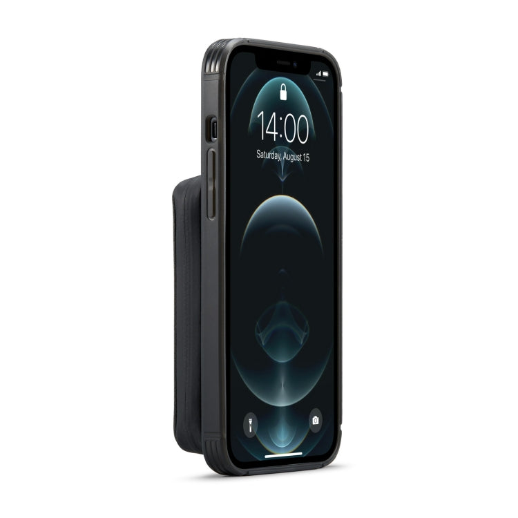 For iPhone 12 mini JEEHOOD Magnetic Zipper Horizontal Flip Leather Case with Holder & Card Slot & Wallet (Black) Eurekaonline