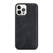 For iPhone 12 mini JEEHOOD Retro Magnetic Detachable Protective Case with Wallet & Card Slot & Holder (Black) Eurekaonline