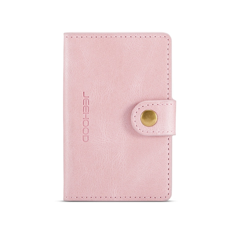 For iPhone 12 mini JEEHOOD Retro Magnetic Detachable Protective Case with Wallet & Card Slot & Holder (Pink) Eurekaonline