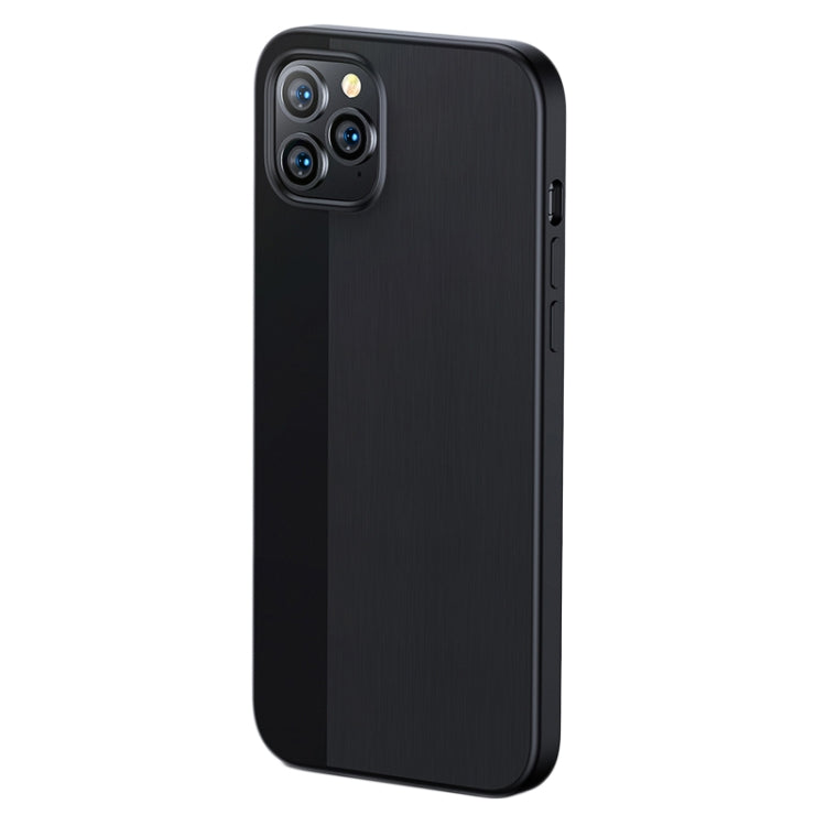 For iPhone 12 mini JOYROOM JR-BP766 Shadow Series TPU Frosted Bump Pattern Shockproof Protective Case(Black) Eurekaonline