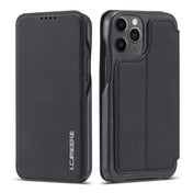 For iPhone 12 mini LC.IMEEKE Hon Ancient Series Horizontal Flip Leather Case with Holder & Card Slot(Black) Eurekaonline