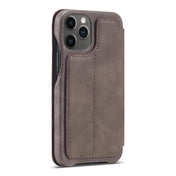 For iPhone 12 mini LC.IMEEKE Hon Ancient Series Horizontal Flip Leather Case with Holder & Card Slot(Coffee) Eurekaonline