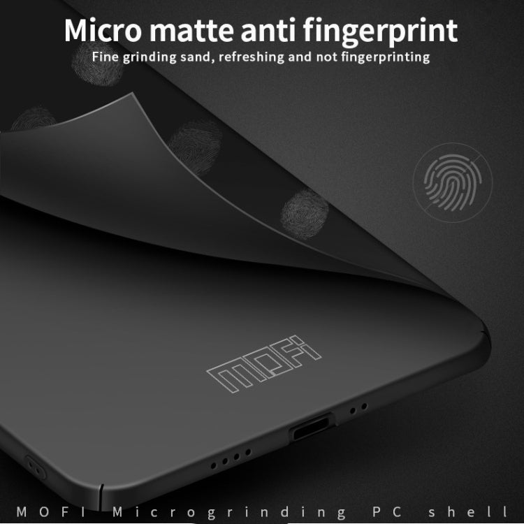 For iPhone 12 mini MOFI Frosted PC Ultra-thin Hard Case(Black) Eurekaonline