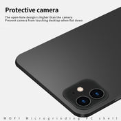 For iPhone 12 mini MOFI Frosted PC Ultra-thin Hard Case(Black) Eurekaonline