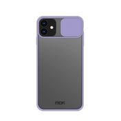 For iPhone 12 mini MOFI Xing Dun Series Translucent Frosted PC + TPU Privacy Anti-glare Shockproof All-inclusive Protective Case(Purple) Eurekaonline