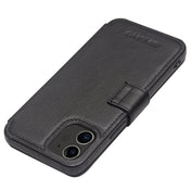 For iPhone 12 mini QIALINO Business Magnetic Horizontal Flip Leather Case with Card Slots & Wallet (Black) Eurekaonline