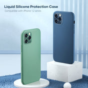 For iPhone 12 mini ROCK Liquid Silicone Shockproof Protective Case(Blue) Eurekaonline