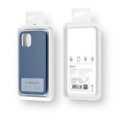 For iPhone 12 mini ROCK Liquid Silicone Shockproof Protective Case(Blue) Eurekaonline