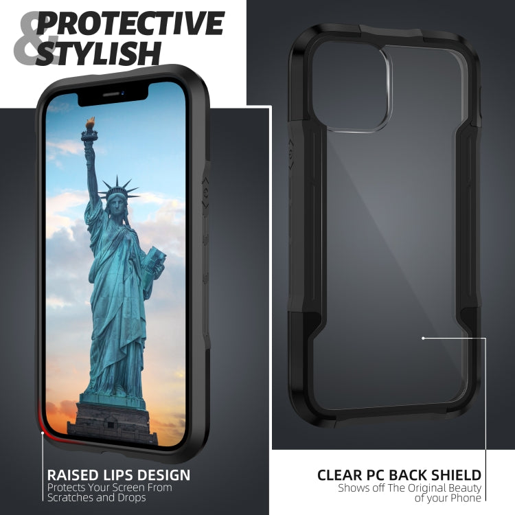 For iPhone 12 mini iPAKY Thunder Series Aluminum alloy Shockproof Protective Case (Black) Eurekaonline