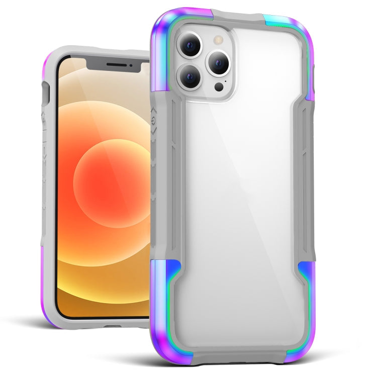For iPhone 12 mini iPAKY Thunder Series Aluminum alloy Shockproof Protective Case (Rainbow) Eurekaonline