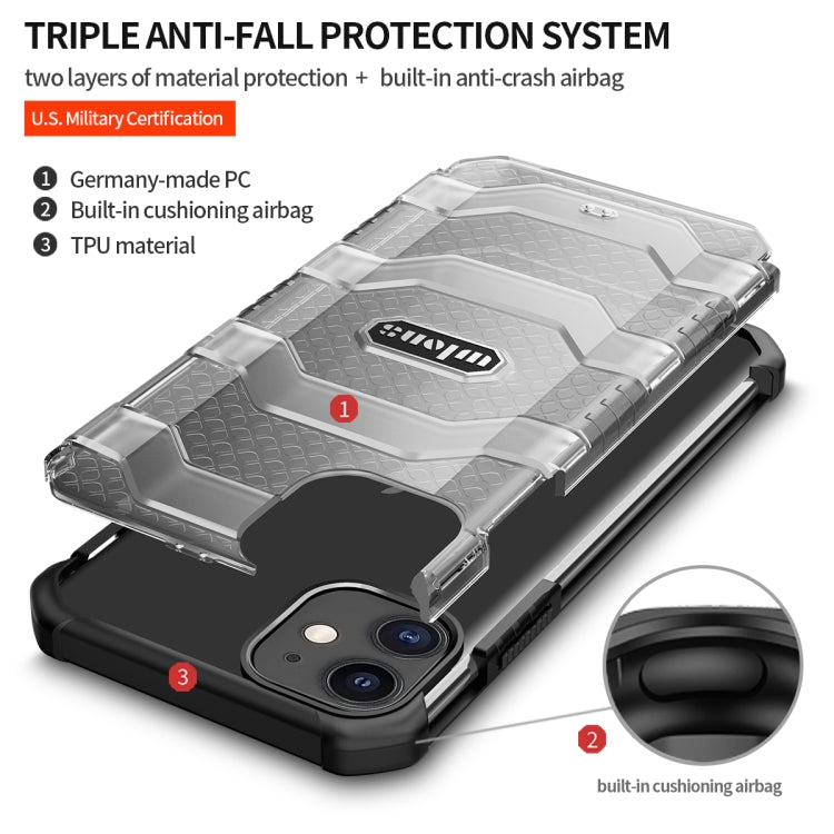 For iPhone 12 mini wlons Explorer Series PC+TPU Protective Case (Green) Eurekaonline