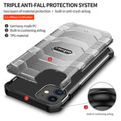 For iPhone 12 mini wlonsExplorer Series PC+TPU Protective Case (Black) Eurekaonline