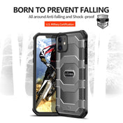 For iPhone 12 mini wlonsExplorer Series PC+TPU Protective Case (Black) Eurekaonline