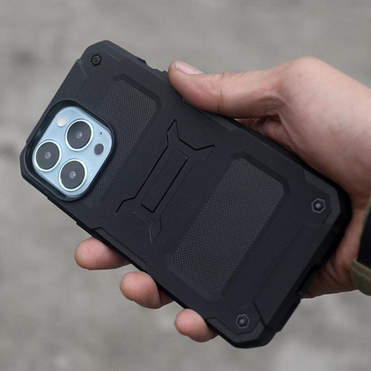 For iPhone 13 Pro Max FATBEAR Armor Shockproof Cooling Case (Black) Eurekaonline