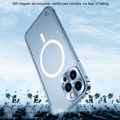 For iPhone 13 Pro Max Metal Frame Frosted PC Shockproof Magsafe Case (Black) Eurekaonline