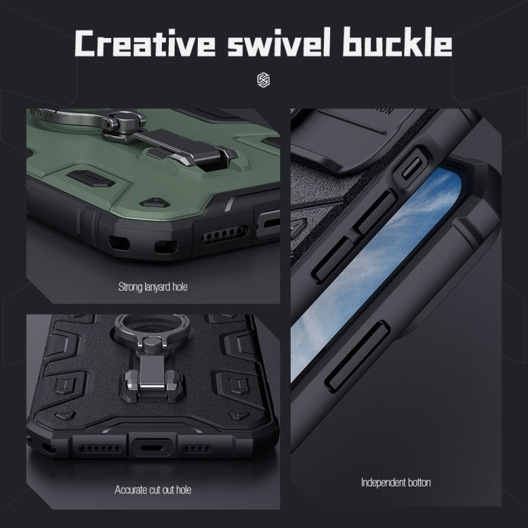 For iPhone 13 Pro Max NILLKIN CamShield Armor Pro Magnetic Phone Case (Black) Eurekaonline