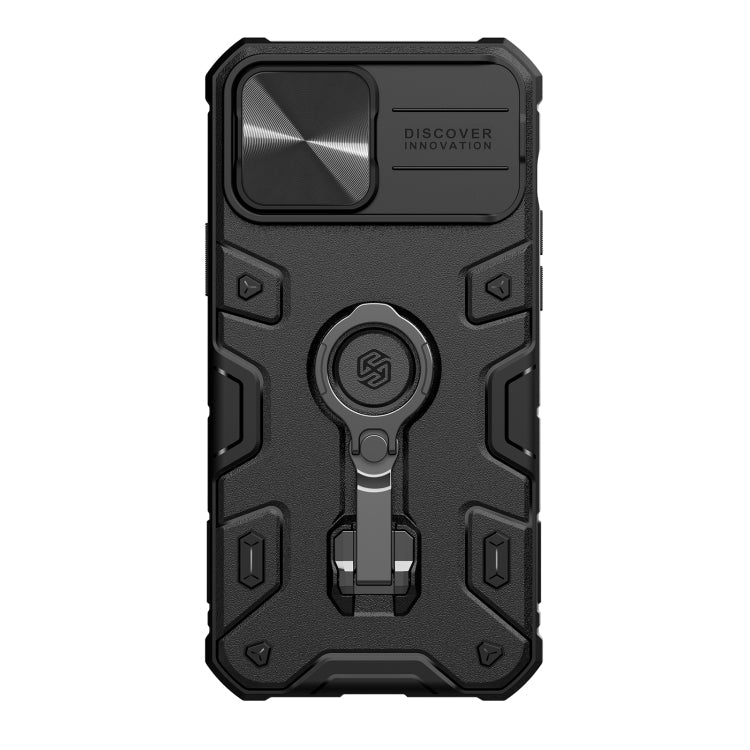 For iPhone 13 Pro Max NILLKIN CamShield Armor Pro Magnetic Phone Case (Black) Eurekaonline