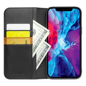 For iPhone 13 Pro Max QIALINO Business Horizontal Flip Leather Case with Holder & Card Slots & Wallet (Black) Eurekaonline