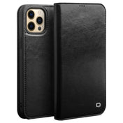 For iPhone 13 Pro Max QIALINO Horizontal Flip Leather Case with Holder & Card Slots & Wallet (Black) Eurekaonline