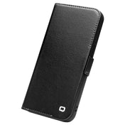 For iPhone 13 Pro Max QIALINO Magnetic Buckle Leather Phone Case (Black) Eurekaonline