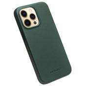 For iPhone 13 Pro Max QIALINO Nappa Cowhide MagSafe Magnetic Protective Case (Dark Green) Eurekaonline
