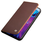 For iPhone 13 Pro QIALINO Business Horizontal Flip Leather Case with Holder & Card Slots & Wallet (Brown) Eurekaonline