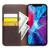 For iPhone 13 Pro QIALINO Business Horizontal Flip Leather Case with Holder & Card Slots & Wallet (Brown) Eurekaonline