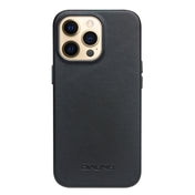 For iPhone 13 Pro QIALINO Nappa Cowhide MagSafe Magnetic Protective Case (Black) Eurekaonline
