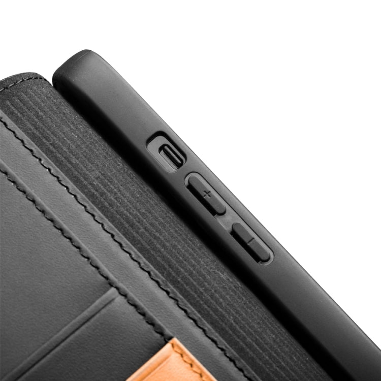 For iPhone 13 QIALINO Business Horizontal Flip Leather Case with Holder & Card Slots & Wallet(Black) Eurekaonline