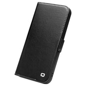 For iPhone 13 QIALINO Magnetic Buckle Leather Phone Case(Black) Eurekaonline