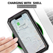 For iPhone 13 Shockproof Waterproof Dustproof Metal + Silicone Phone Case with Screen Protector(Black) Eurekaonline