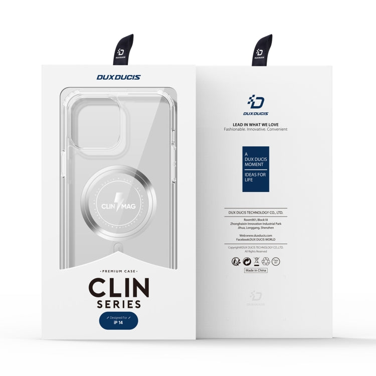 For iPhone 14/13 DUX DUCIS Clin Mag Series Magsafe TPU Phone Case (Transparent) Eurekaonline