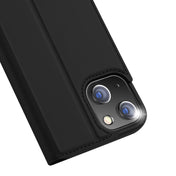 For iPhone 14/13 DUX DUCIS Skin Pro Series Shockproof Horizontal Flip Leather Phone Case (Black) Eurekaonline