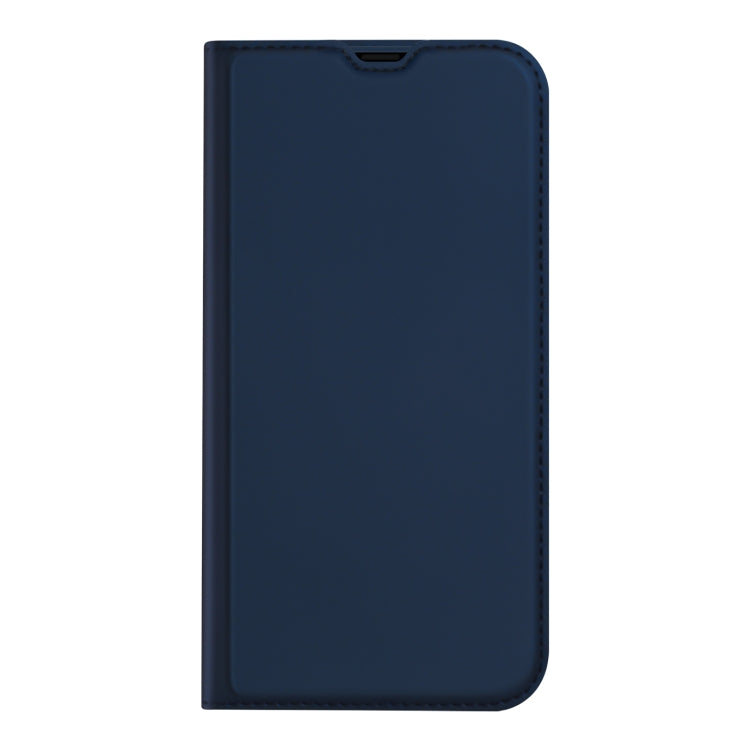 For iPhone 14/13 DUX DUCIS Skin Pro Series Shockproof Horizontal Flip Leather Phone Case (Dark Blue) Eurekaonline