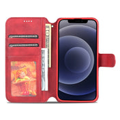 For iPhone 14 AZNS Calf Texture Flip Leather Phone Case (Red) Eurekaonline