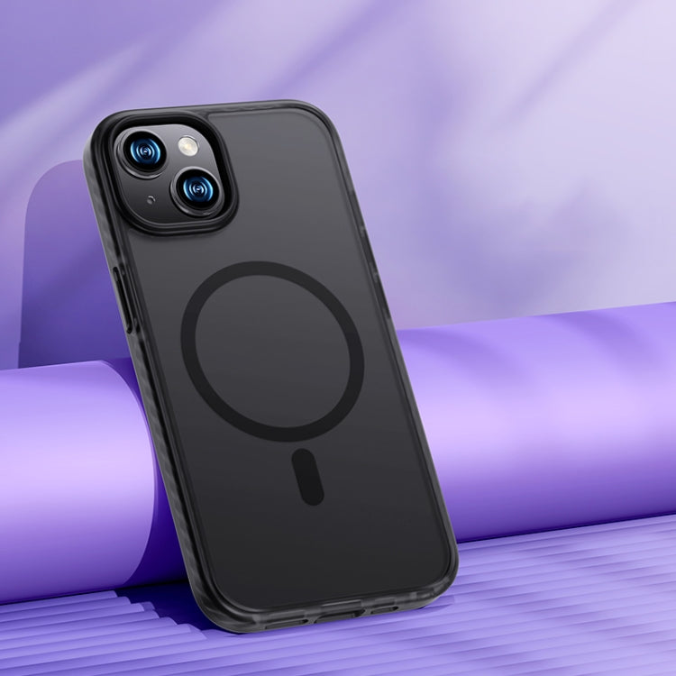 For iPhone 14 Benks Ice Sand Series Magnetic Magsafe Phone Case(Black) Eurekaonline