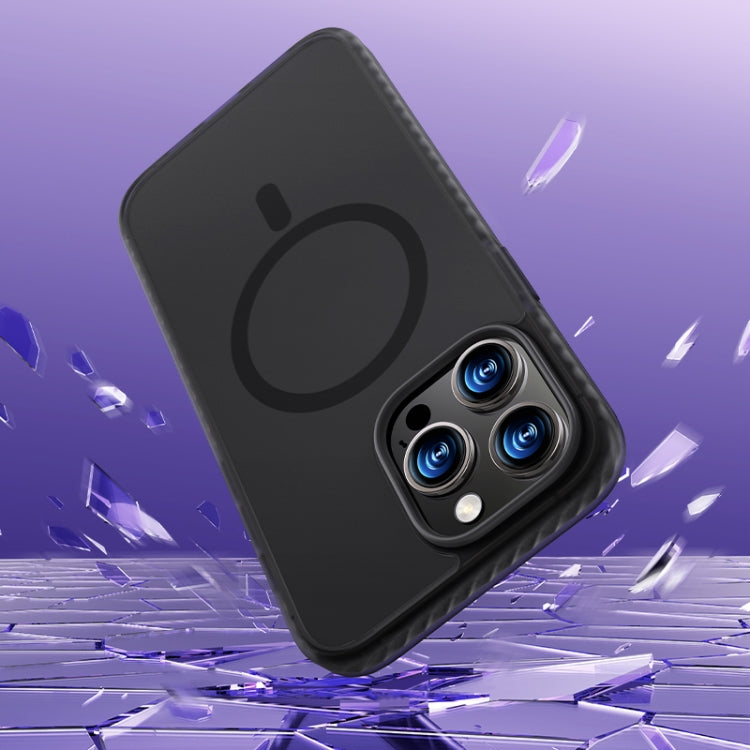 For iPhone 14 Benks Ice Sand Series Magnetic Magsafe Phone Case(Black) Eurekaonline