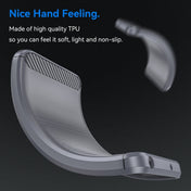 For iPhone 14 Brushed Texture Carbon Fiber TPU Phone Case (Grey) Eurekaonline