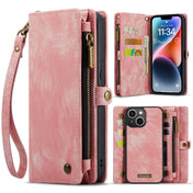 For iPhone 14 CaseMe 008 Detachable Multifunctional Leather Phone Case(Pink) Eurekaonline