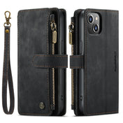For iPhone 14 CaseMe C30 Multifunctional Phone Leather Case (Black) Eurekaonline